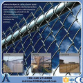 60*60 mm mesh 9 gauge galvanized used chain link fence for sale